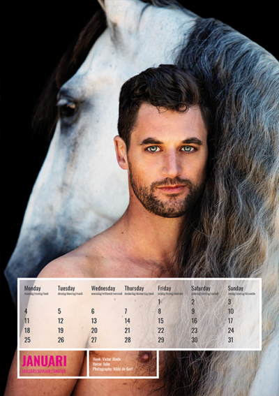 Horse and Hunk Kalender 2021 - Afbeelding 2