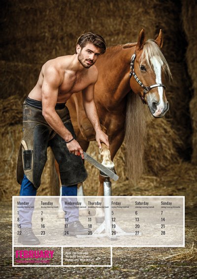 Horse and Hunk Kalender 2021 - Afbeelding 3