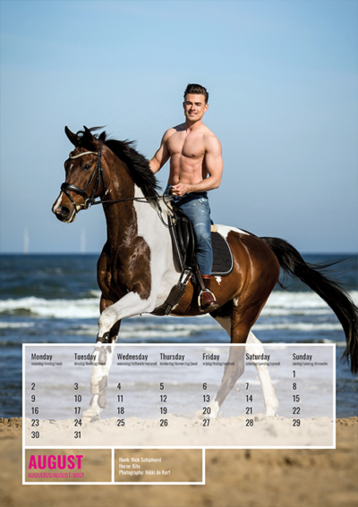 Horse and Hunk Kalender 2021 - Afbeelding 9