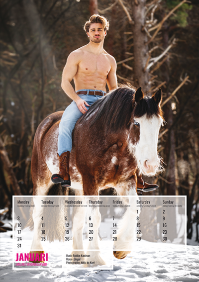 Horse and Hunk kalender 2022 - Afbeelding 2