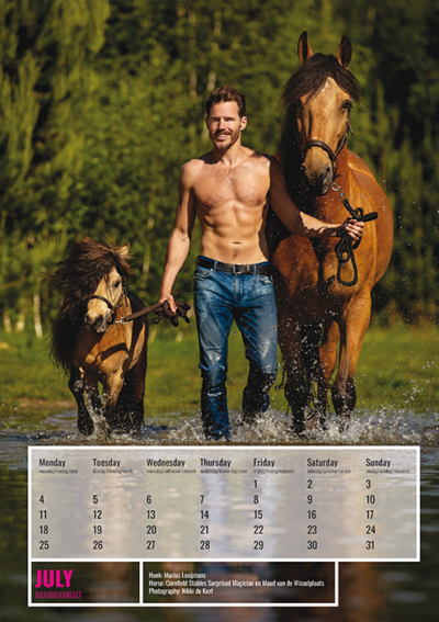 Horse and Hunk kalender 2022 - Afbeelding 8