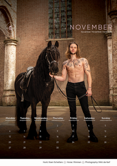 Horse and Hunk kalender 2023 - Afbeelding 12