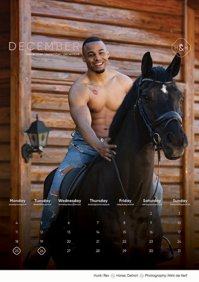 Horse and Hunk kalender 2023 - Afbeelding 13