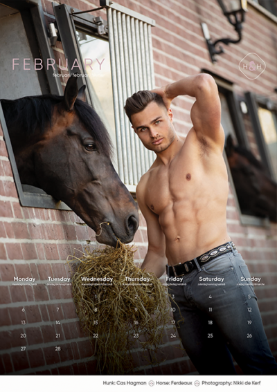 Horse and Hunk kalender 2023 - Afbeelding 4