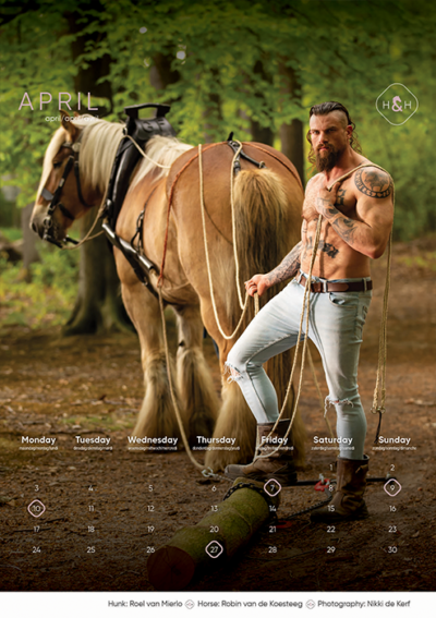 Horse and Hunk kalender 2023 - Afbeelding 6