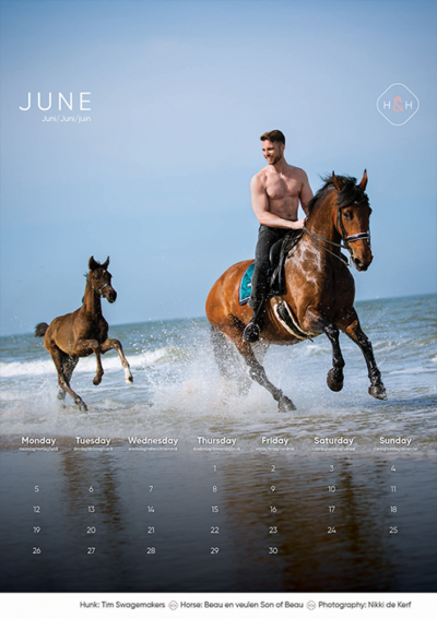 Horse and Hunk kalender 2023 - Afbeelding 8