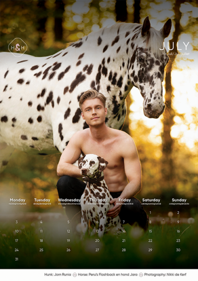 Horse and Hunk kalender 2023 - Afbeelding 9