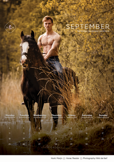 Horse and Hunk kalender 2023 - Afbeelding 11