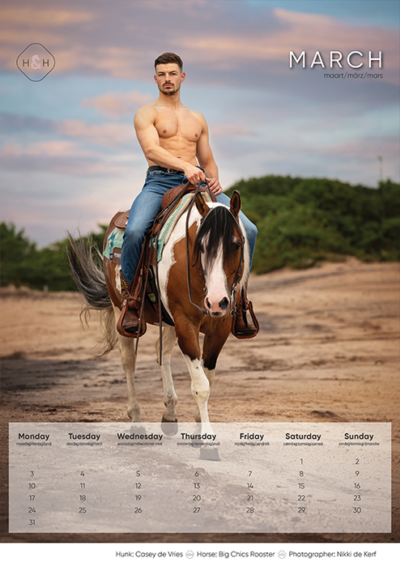 Horse and Hunk kalender 2025 - Afbeelding 4