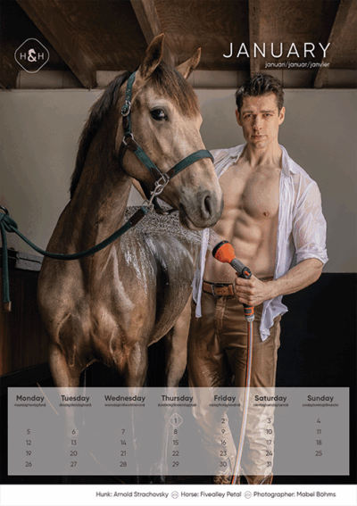 Horse and Hunk kalender 2026 - Afbeelding 13