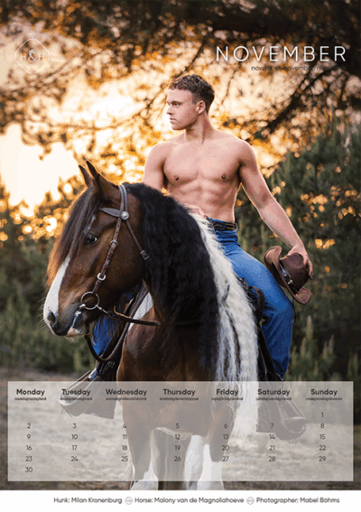 Horse and Hunk kalender 2026 - Afbeelding 3