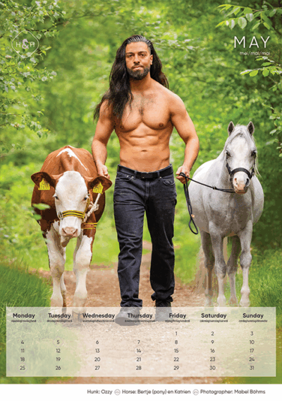 Horse and Hunk kalender 2026 - Afbeelding 9