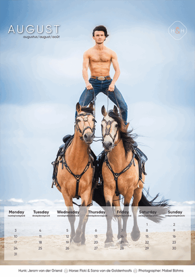 Horse and Hunk kalender 2026 - Afbeelding 6