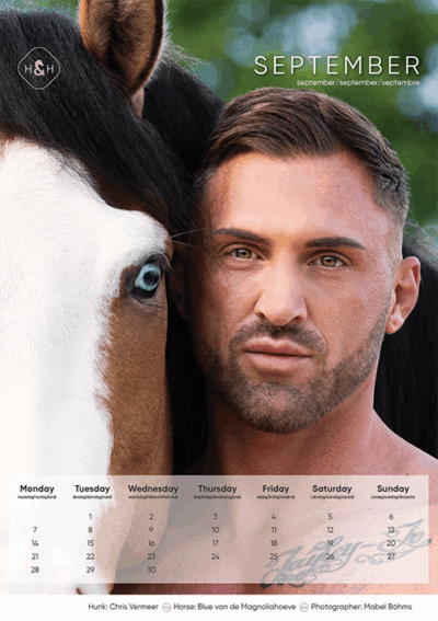 Horse and Hunk kalender 2026 - Afbeelding 5