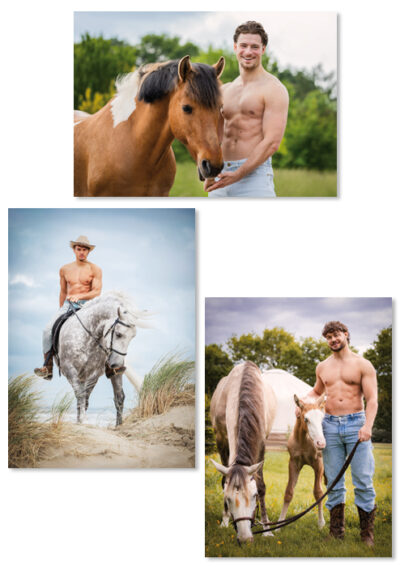 Horse and Hunk ansichtkaarten 2026